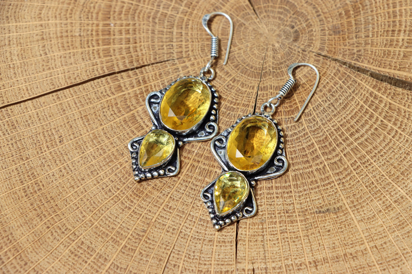 Náušnice "Citrín – Slzy slunce" - Supreme Panthers