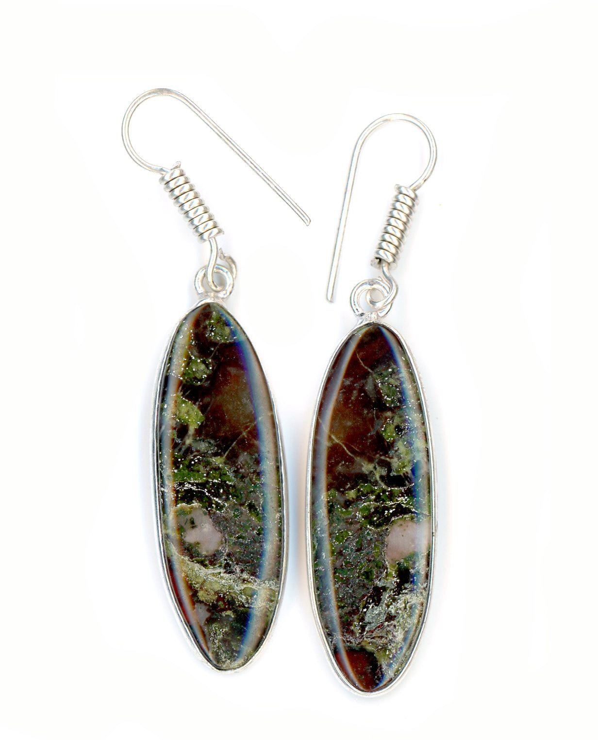 Náušnice jaspis dračí krev - Supreme Panthers