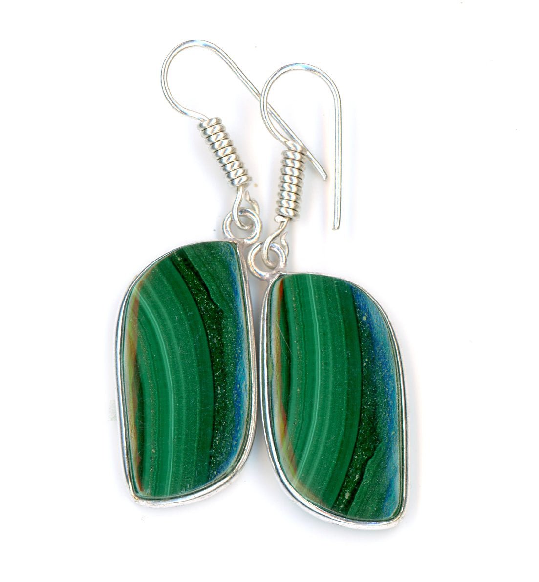 Náušnice malachit - Supreme Panthers