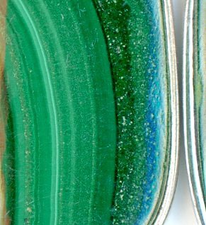 Náušnice malachit - Supreme Panthers