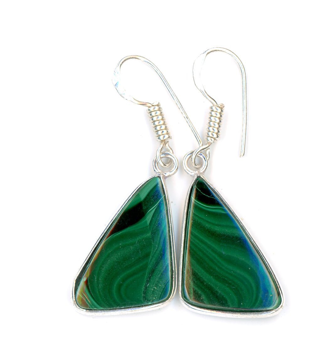 Náušnice malachit - Supreme Panthers