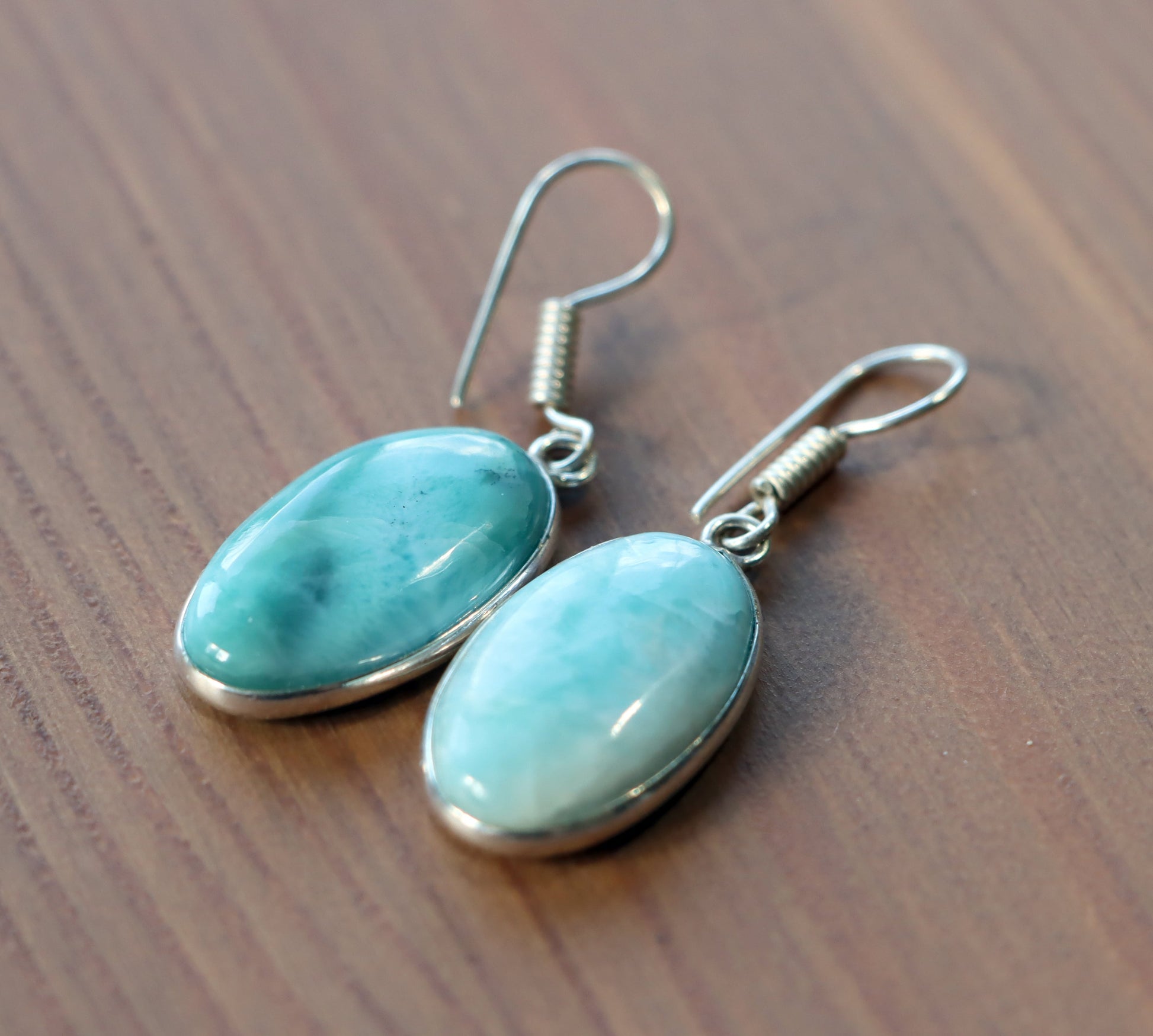 Náušnice s larimarem - Supreme Panthers