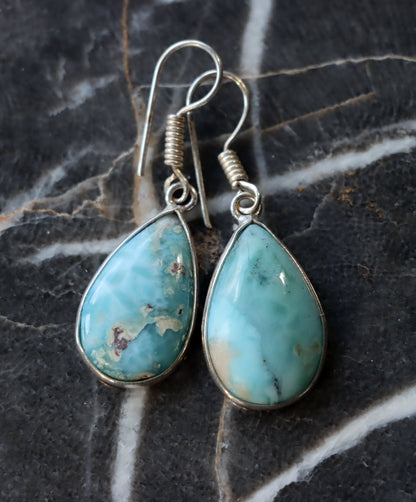 Náušnice s larimarem - Supreme Panthers