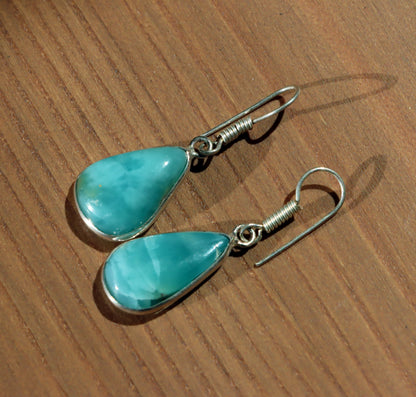 Náušnice s larimarem - Supreme Panthers