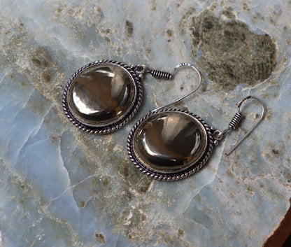 Náušnice "Sluneční zrcadla – Pyritové čočky" - Supreme Panthers