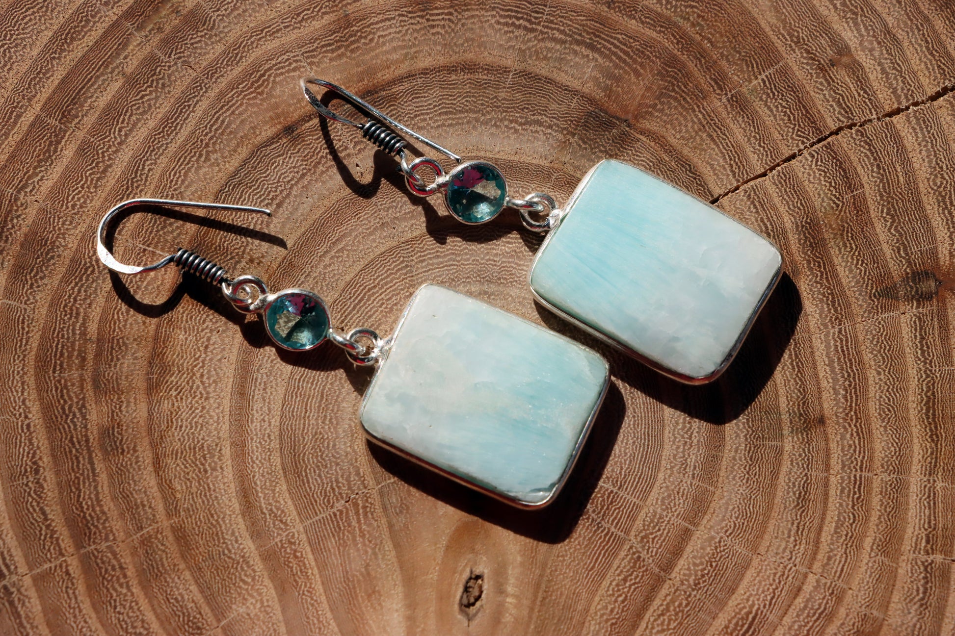 Náušnice topaz fazetový hemimorfit - Supreme Panthers