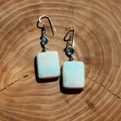 Náušnice topaz fazetový hemimorfit - Supreme Panthers