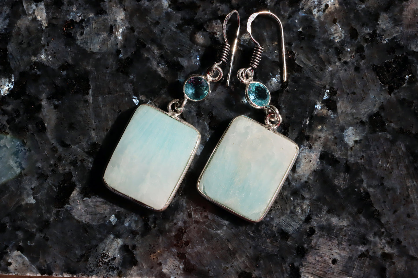 Náušnice topaz fazetový hemimorfit - Supreme Panthers