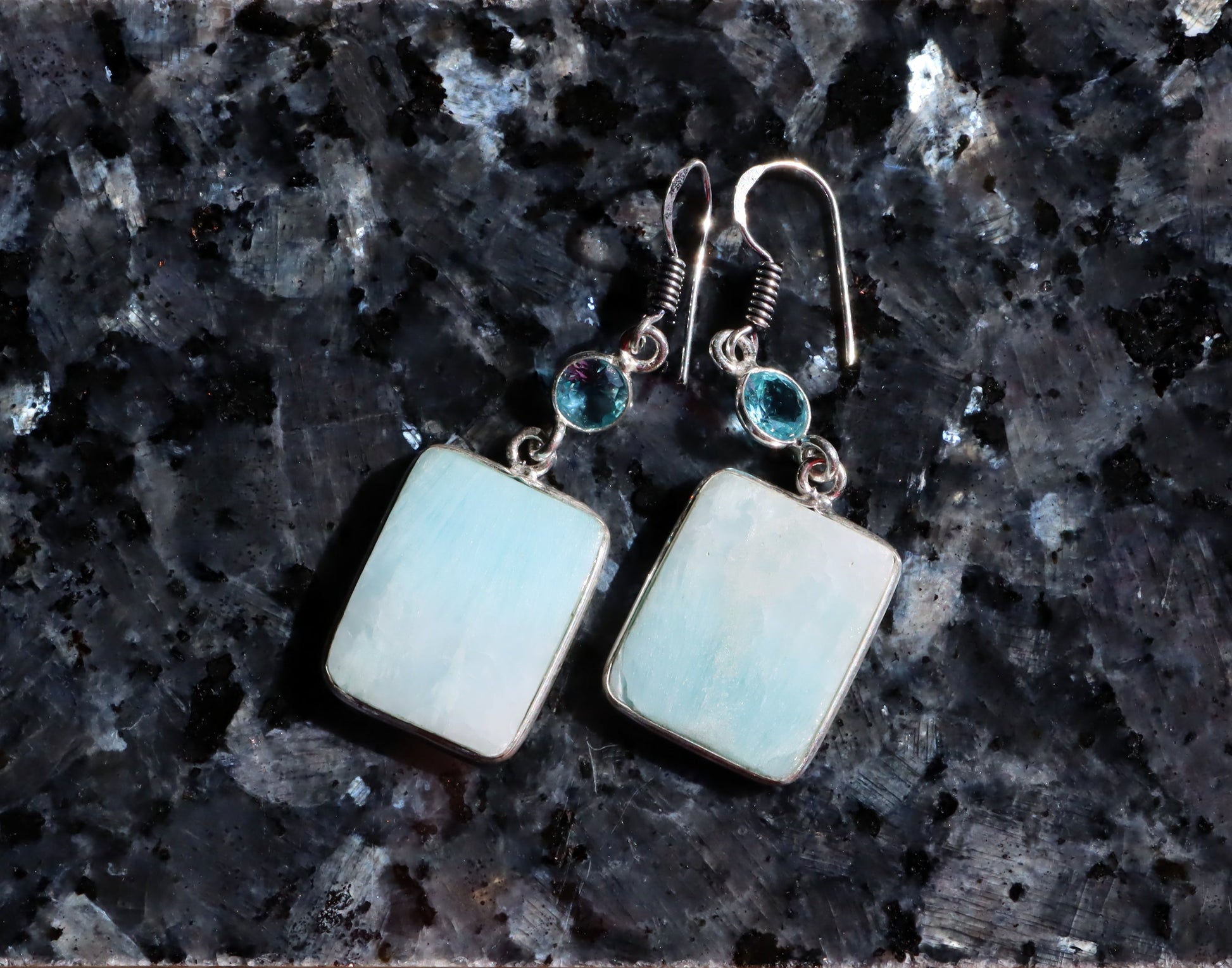 Náušnice topaz fazetový hemimorfit - Supreme Panthers