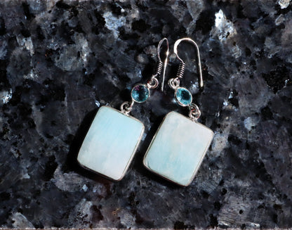 Náušnice topaz fazetový hemimorfit - Supreme Panthers