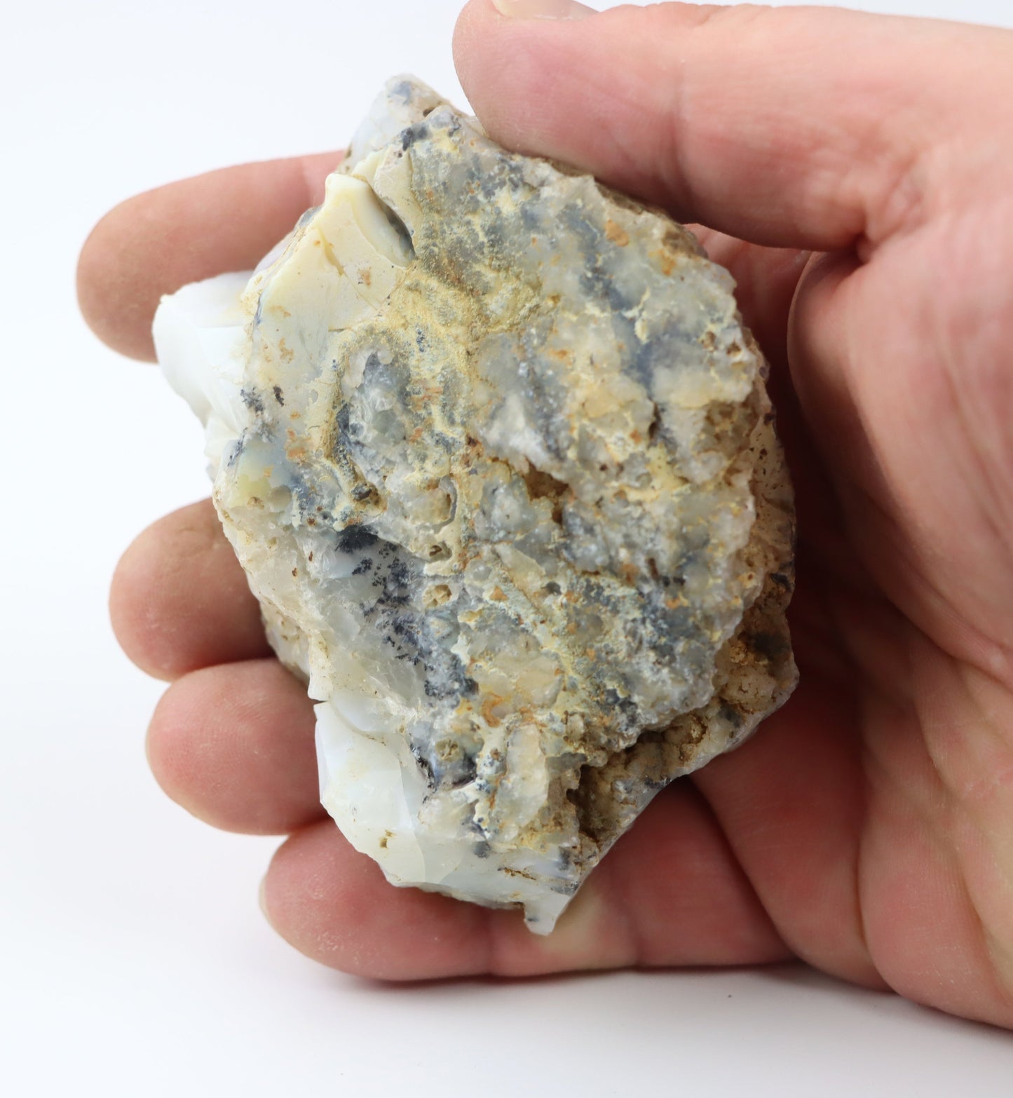 Opál dendritický bílý surový - Supreme Panthers