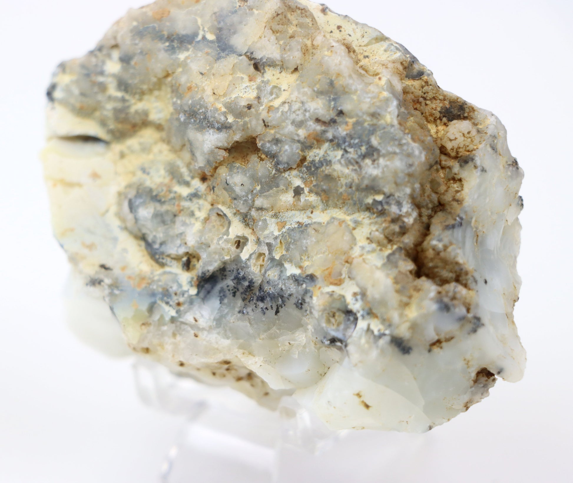 Opál dendritický bílý surový - Supreme Panthers