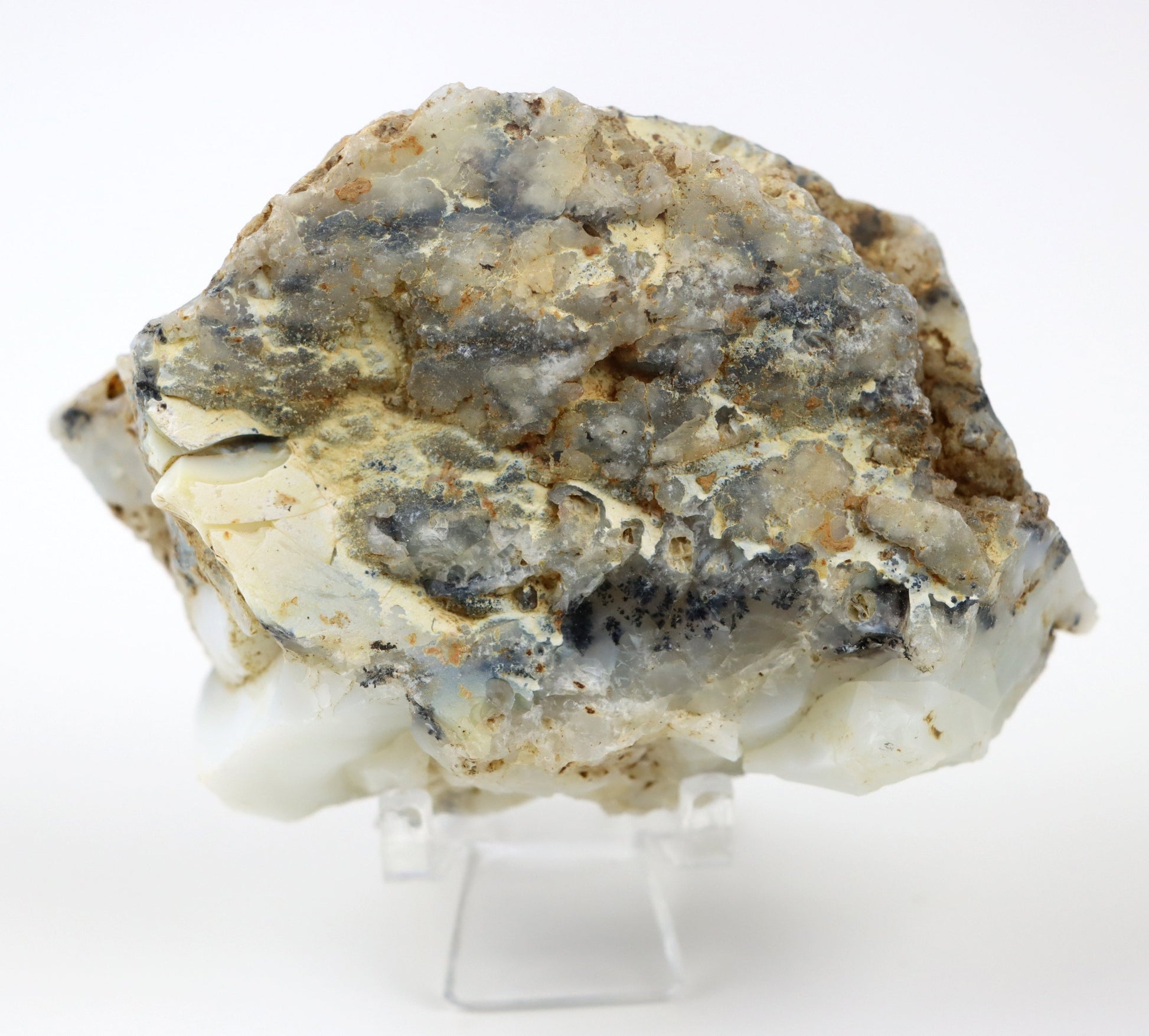 Opál dendritický bílý surový - Supreme Panthers