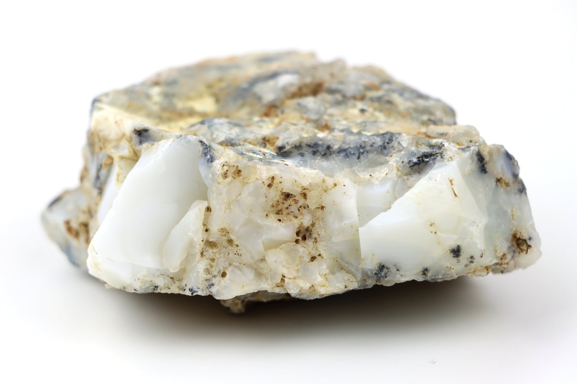 Opál dendritický bílý surový - Supreme Panthers