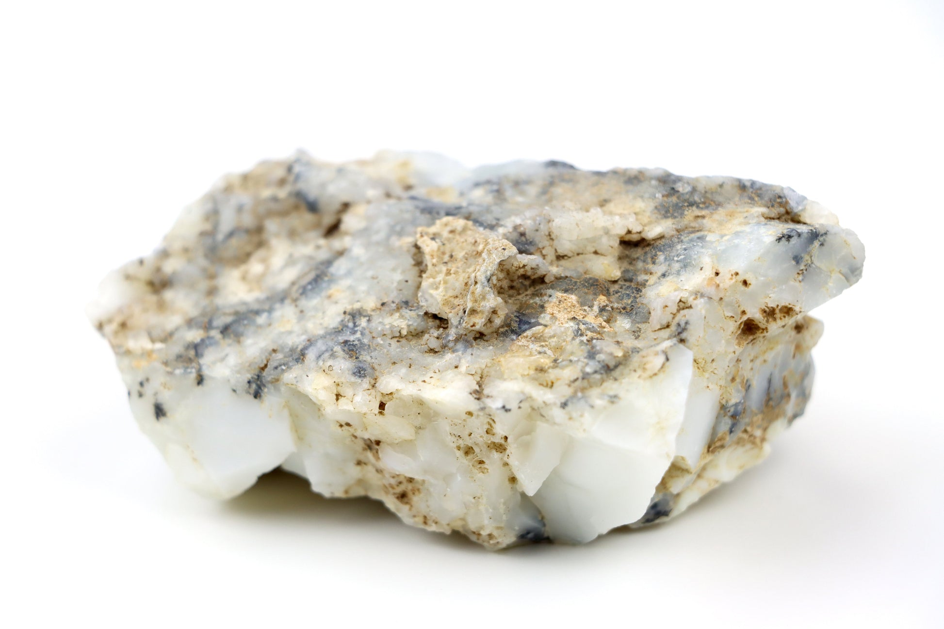 Opál dendritický bílý surový - Supreme Panthers