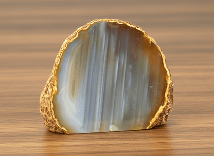 Páskovaný modrý achát - Supreme Panthers