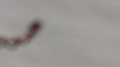 Náhrdelník s labradoritem měděný "Hvězdná smyčka"