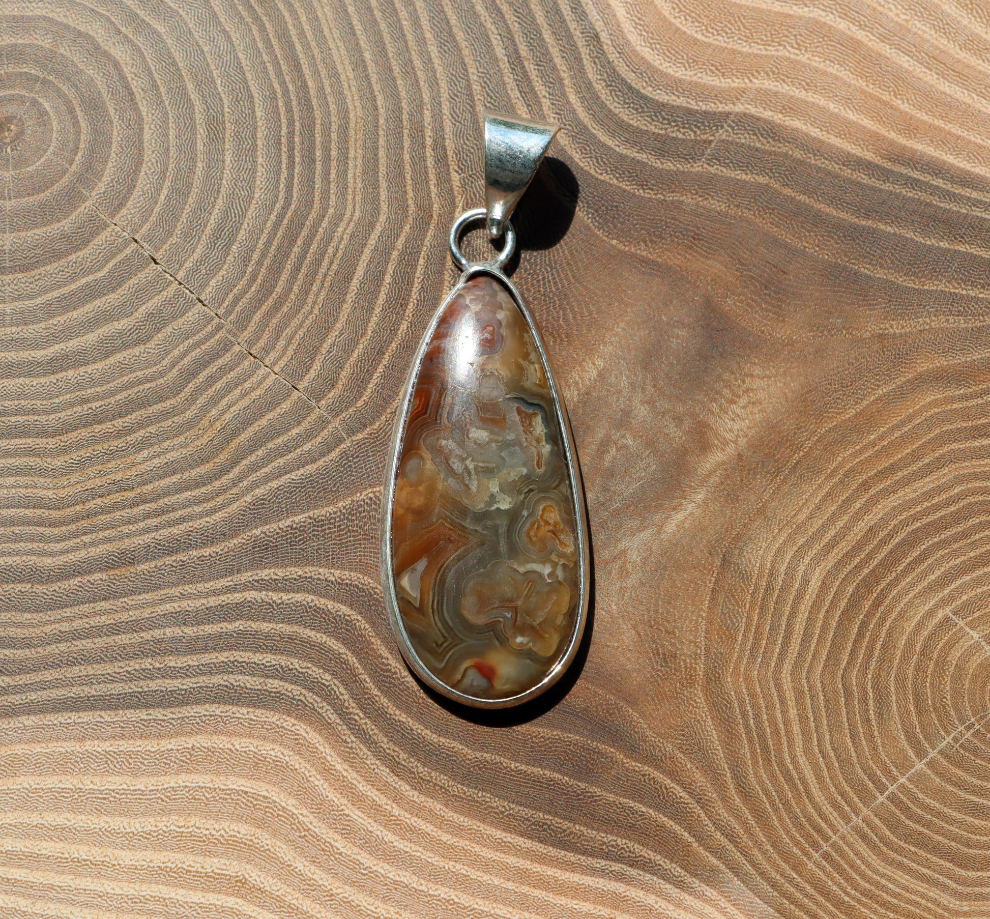 Přívěšek achát Crazy lace - Supreme Panthers