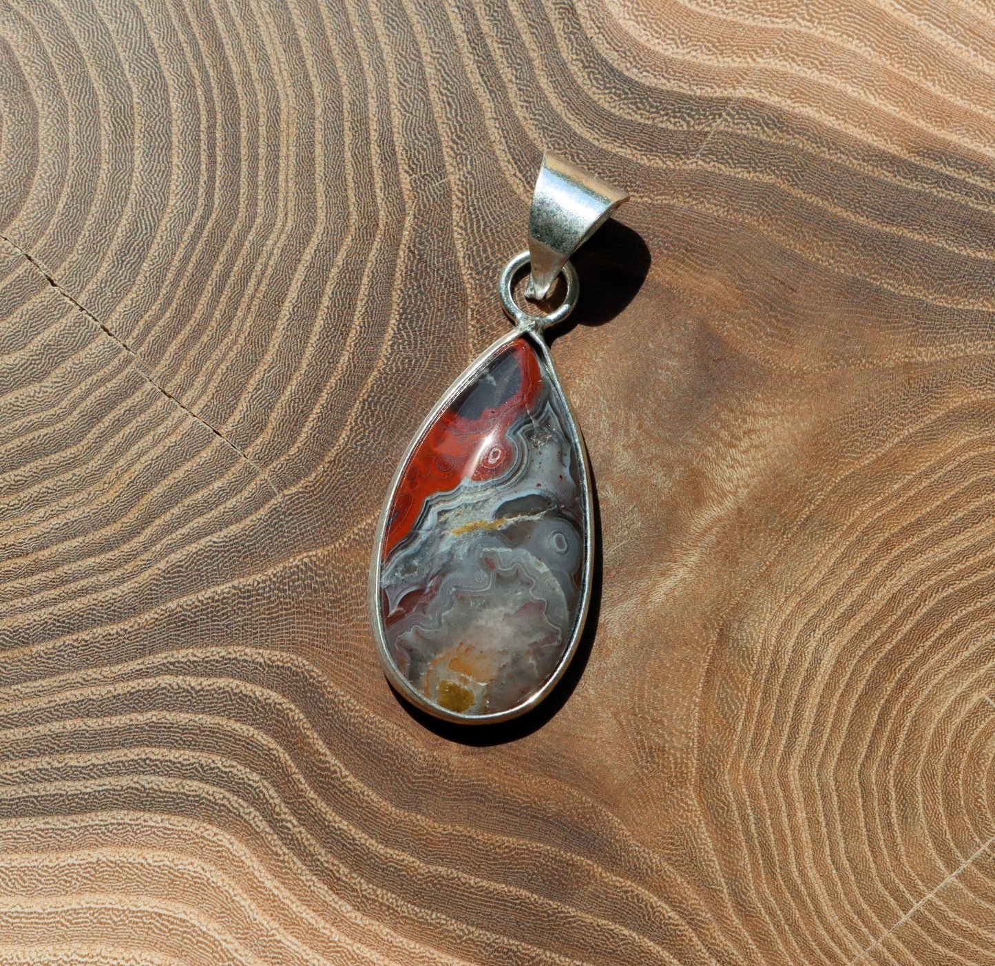 Přívěšek achát Crazy lace - Supreme Panthers