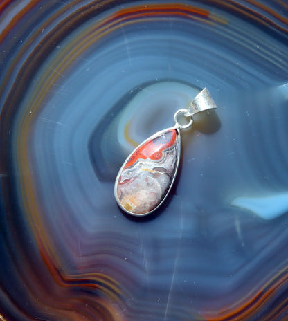 Přívěšek achát Crazy lace - Supreme Panthers