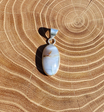 Přívěšek achát modrý krajkový - Supreme Panthers