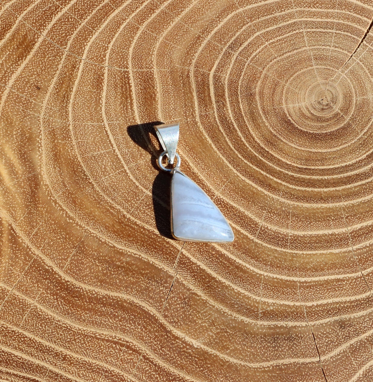 Přívěšek achát modrý krajkový - Supreme Panthers