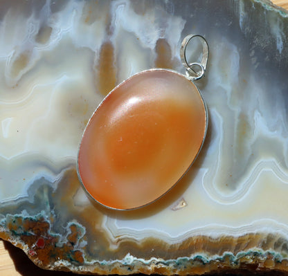 Přívěšek achát oranžový - Supreme Panthers