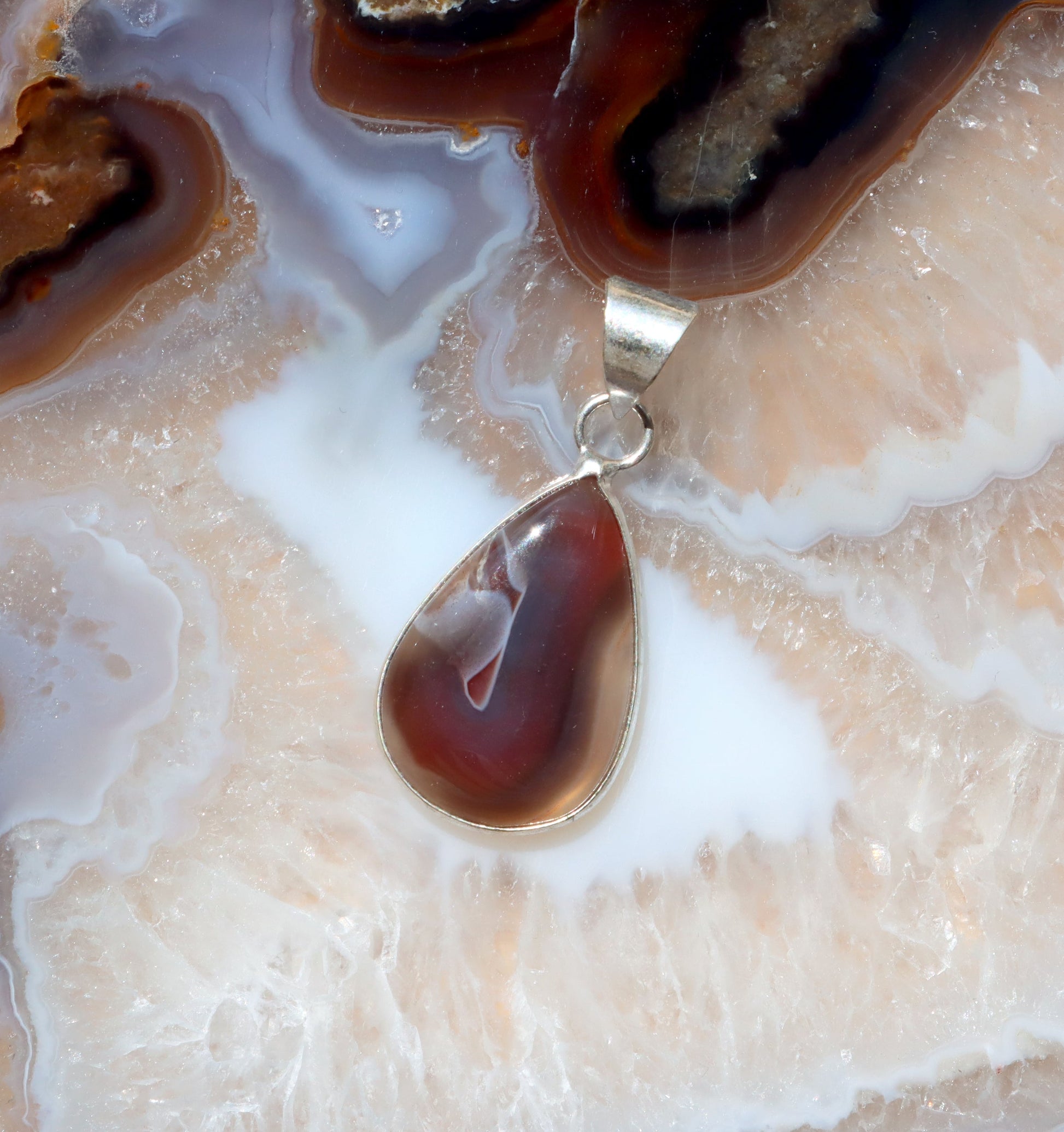 Přívěšek achát sardonyx - Supreme Panthers