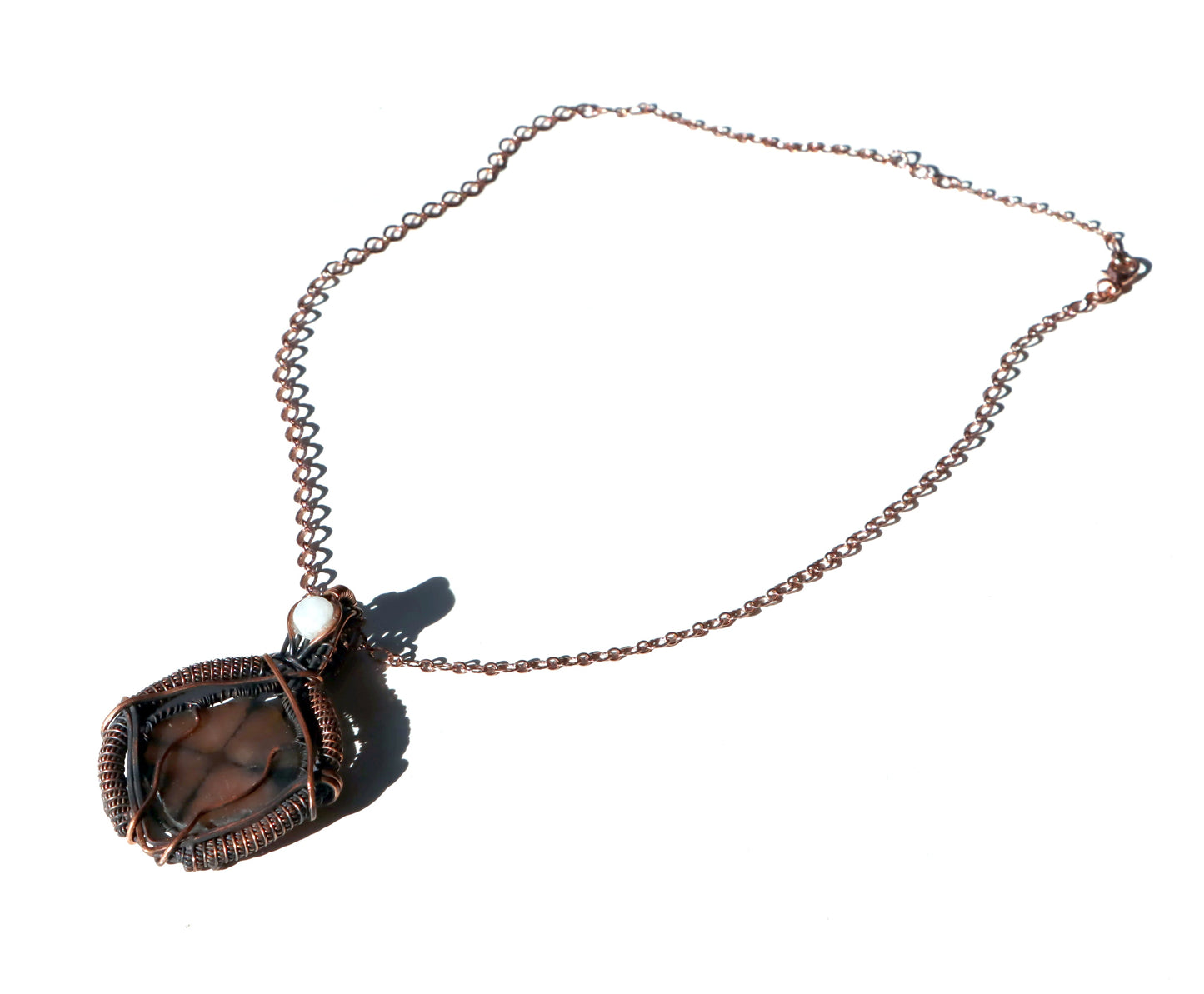 Přívěšek andalusit a měsíční kámen "Chiastolit – Kámen vnitřního kříže" - Supreme Panthers