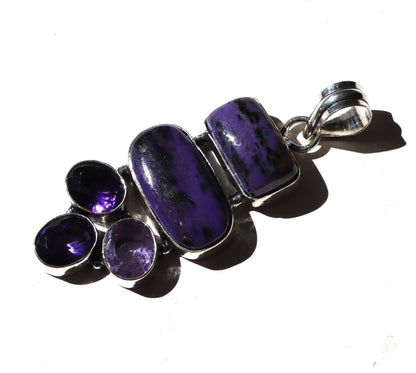 Přívěsek „Charoit a ametyst“ - Supreme Panthers