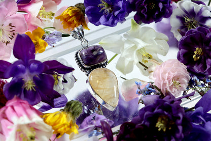 Přívěšek citrín charoit - Supreme Panthers