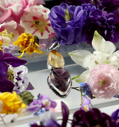 Přívěšek citrín charoit - Supreme Panthers