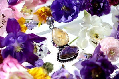 Přívěšek citrín charoit - Supreme Panthers