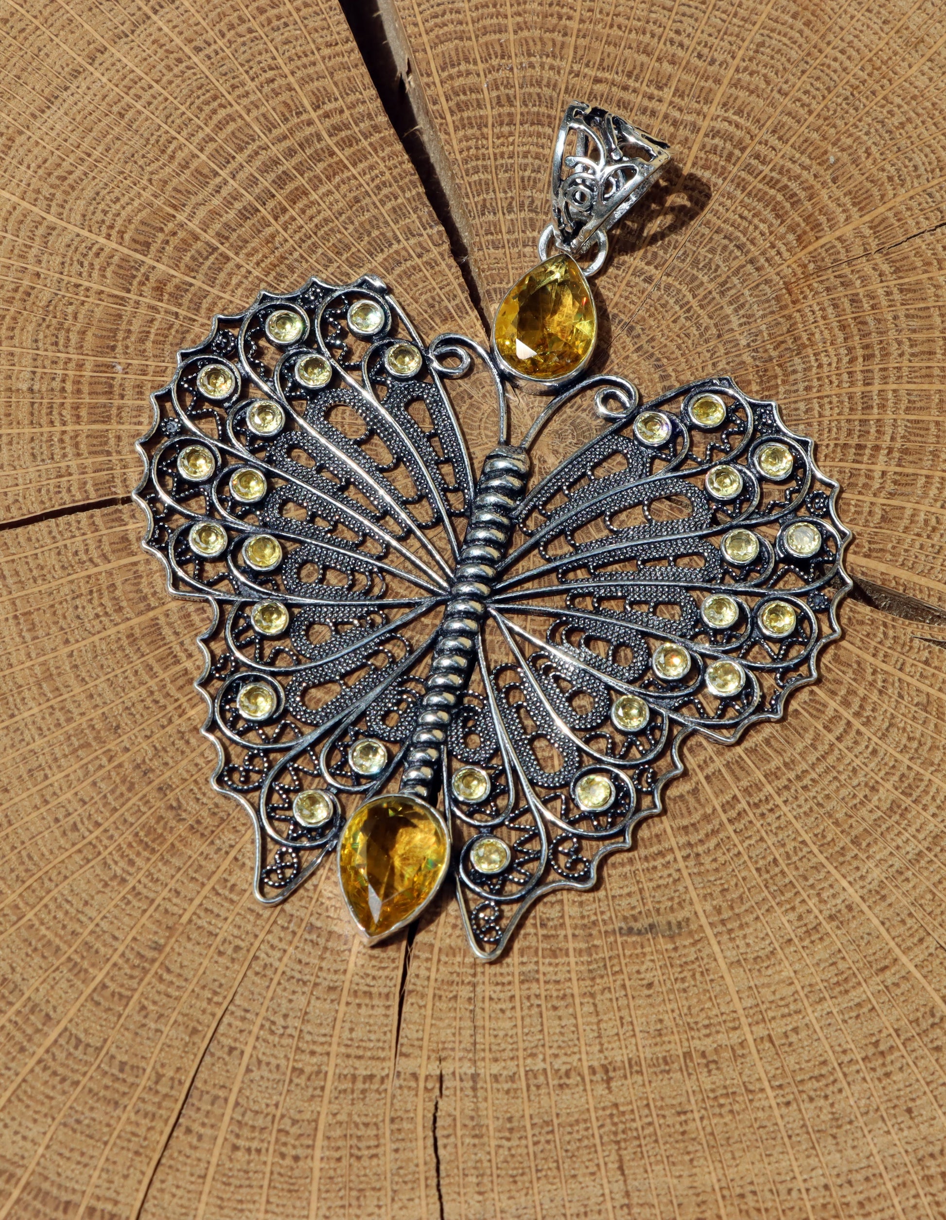 Přívěšek "Citrín – Motýlí tanec" - Supreme Panthers