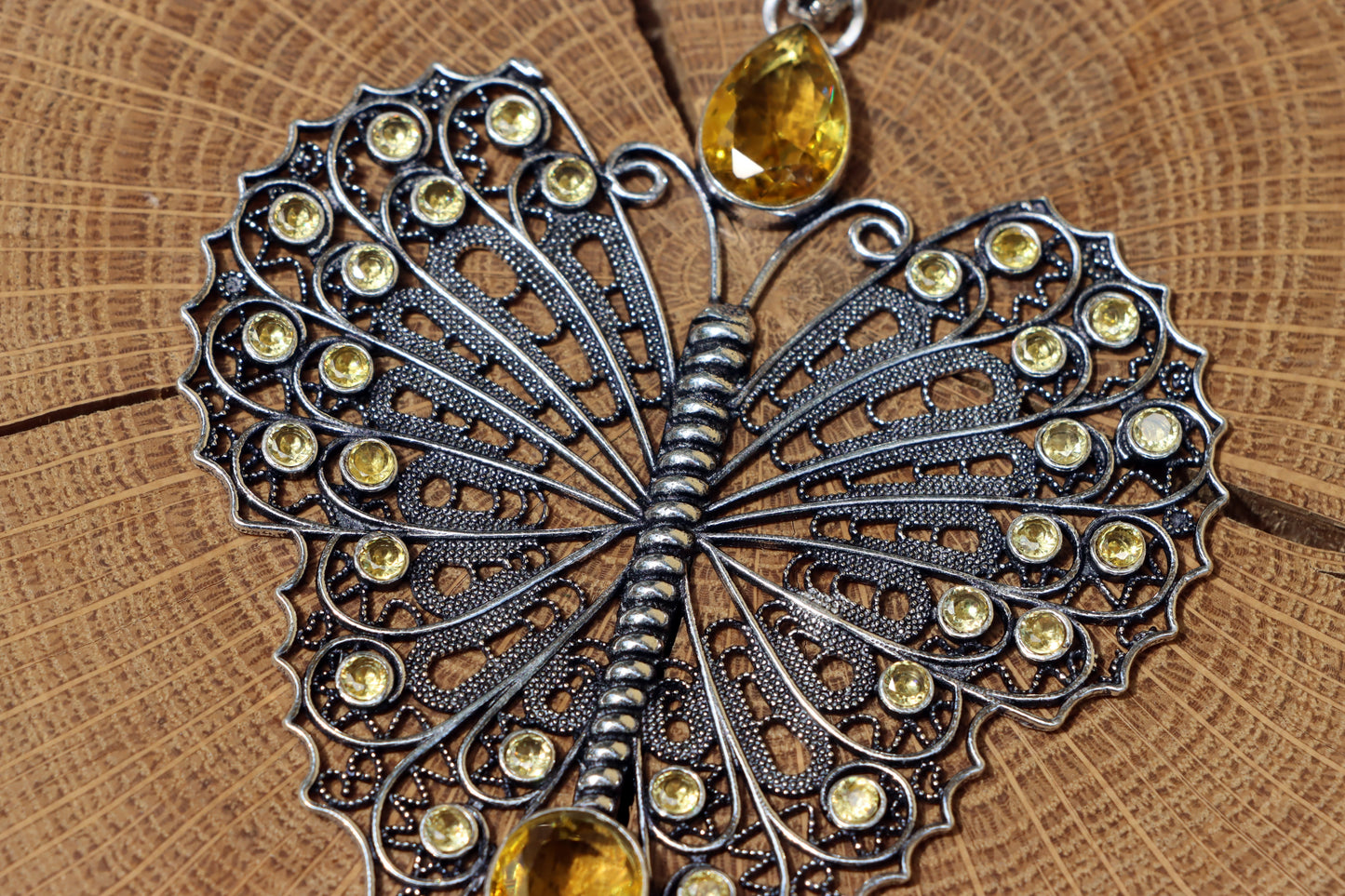 Přívěšek "Citrín – Motýlí tanec" - Supreme Panthers