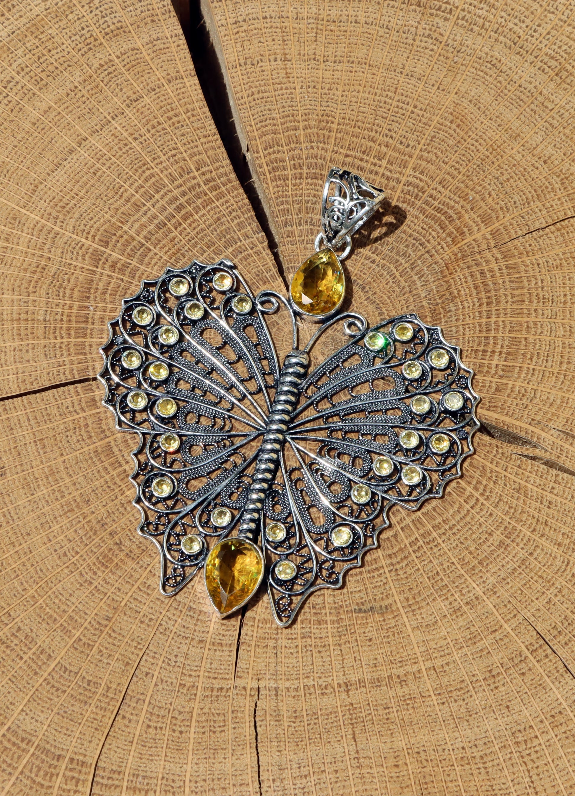 Přívěšek "Citrín – Motýlí tanec" - Supreme Panthers