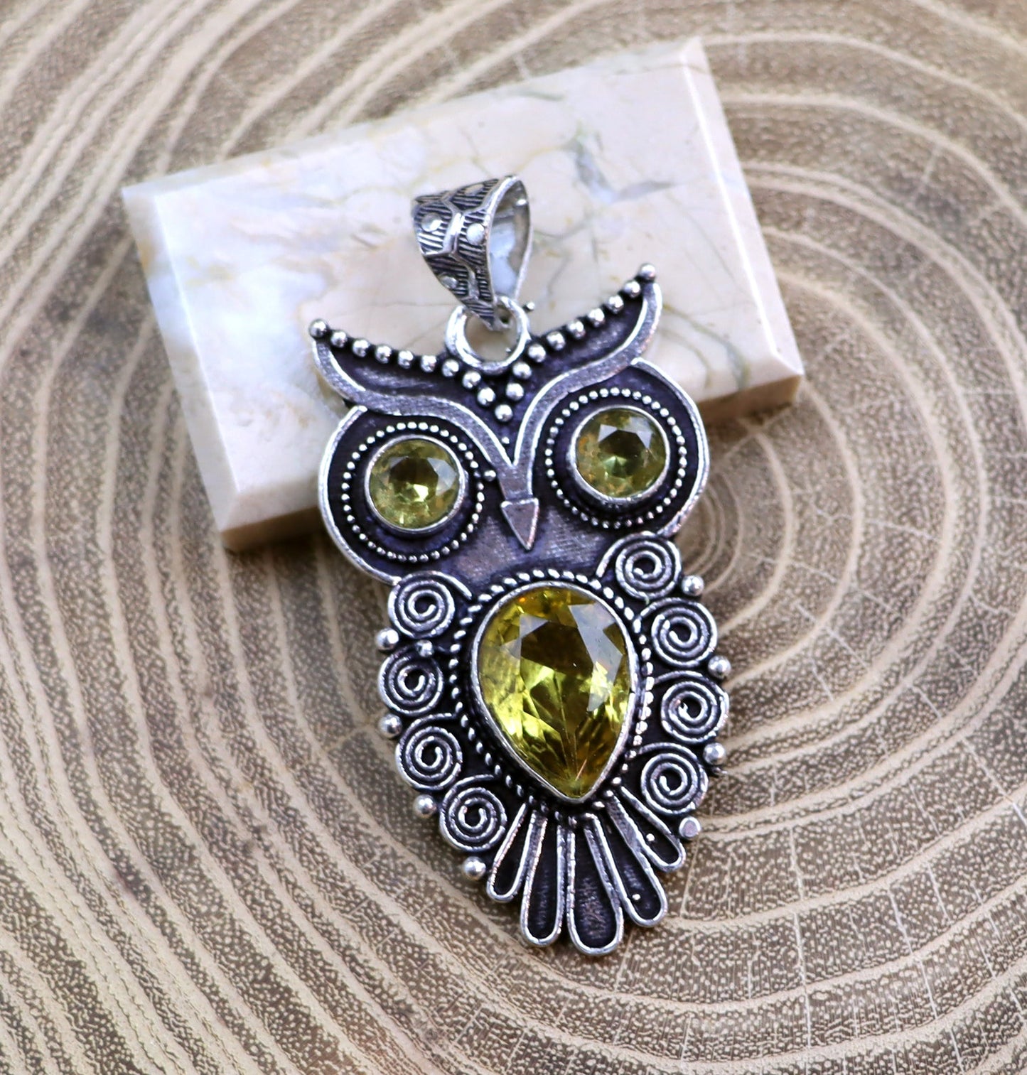 Přívěšek citrín sova - Supreme Panthers