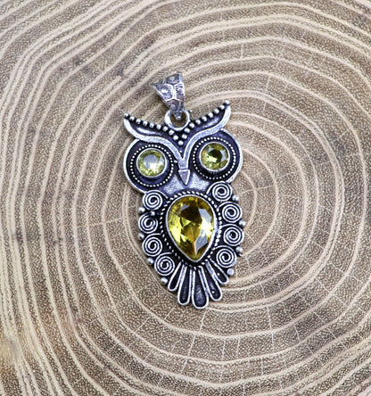 Přívěšek citrín sova - Supreme Panthers