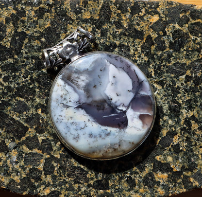 Přívěšek dendritický opál - Supreme Panthers