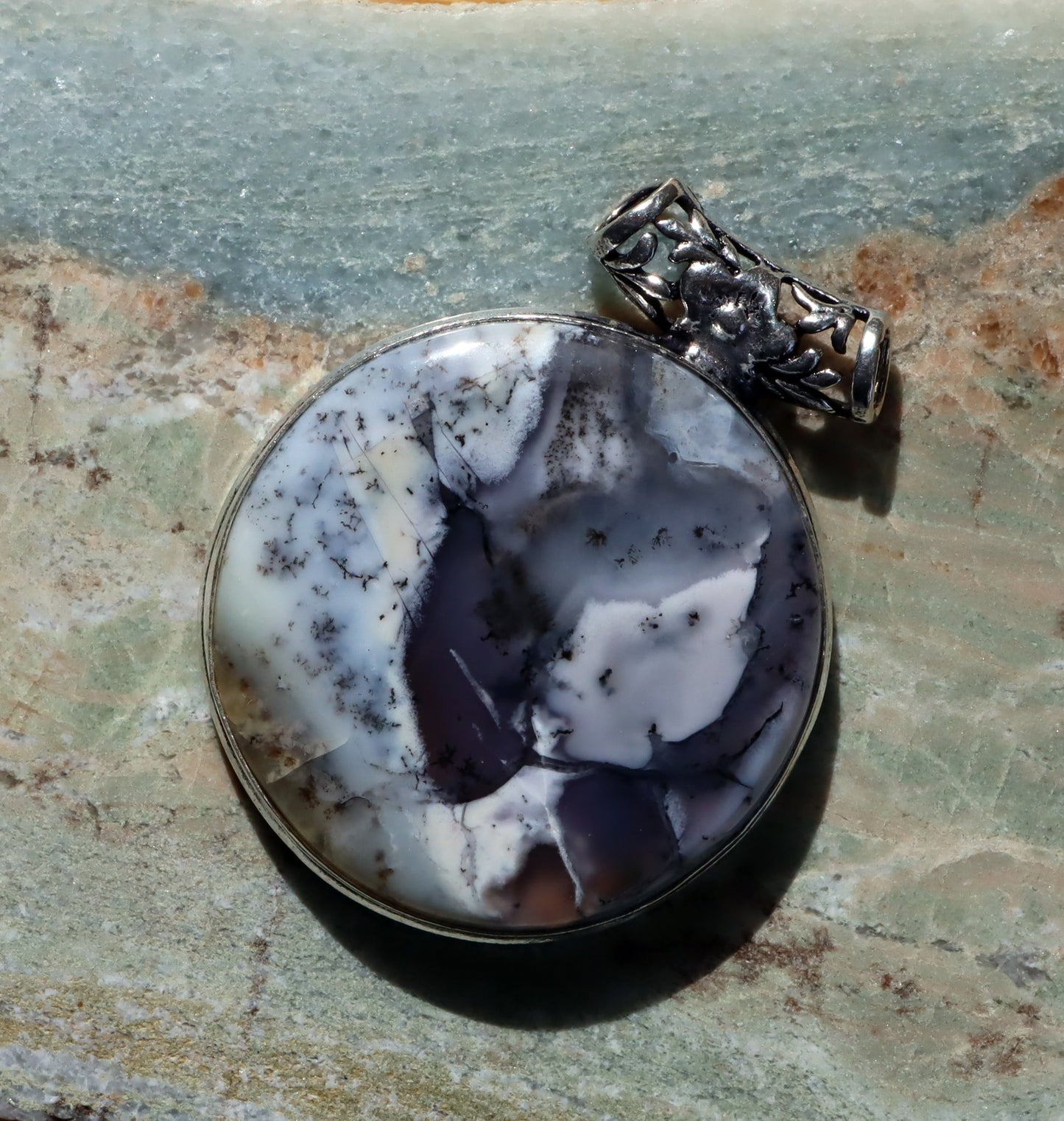 Přívěšek dendritický opál - Supreme Panthers