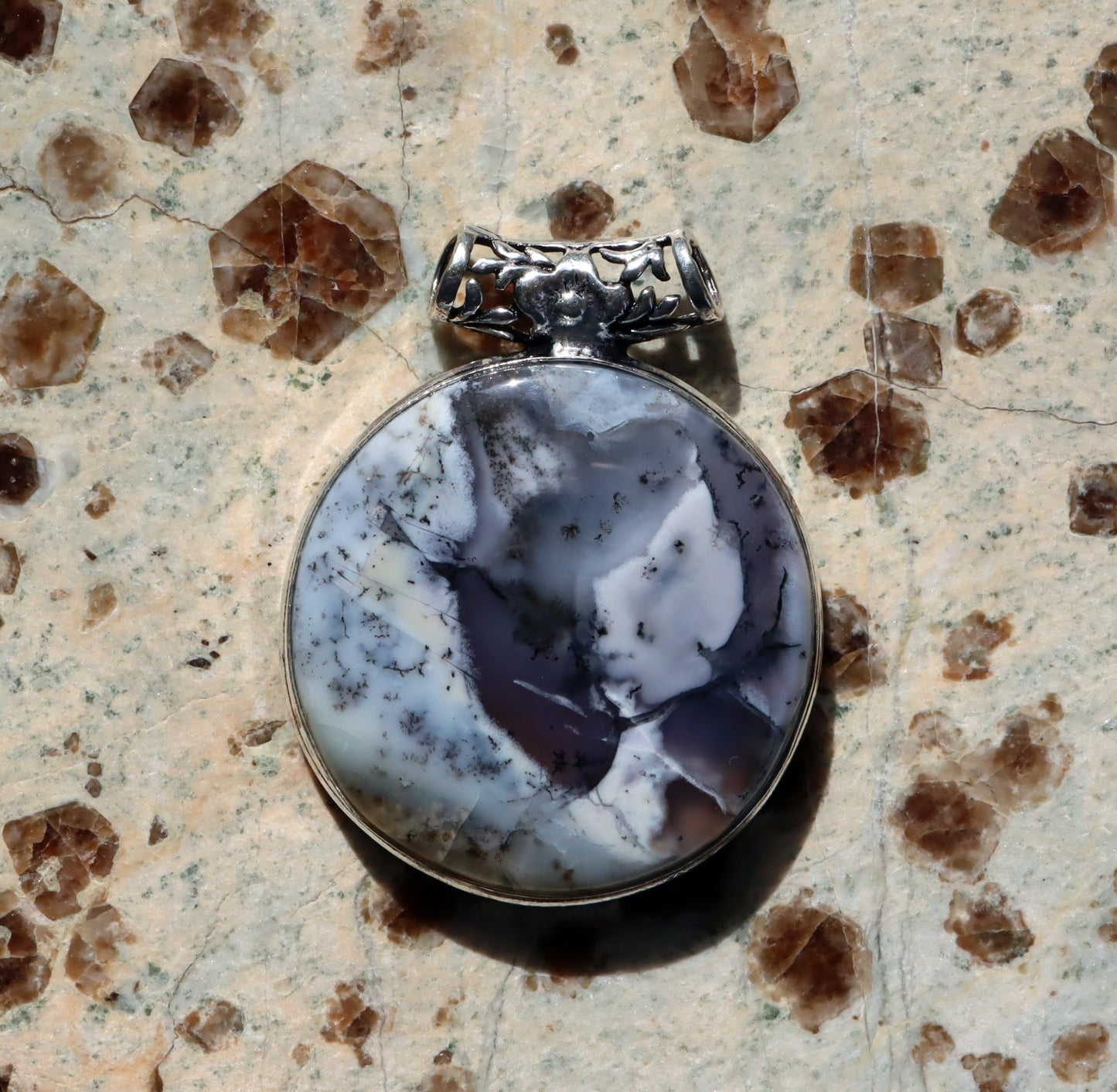 Přívěšek dendritický opál - Supreme Panthers