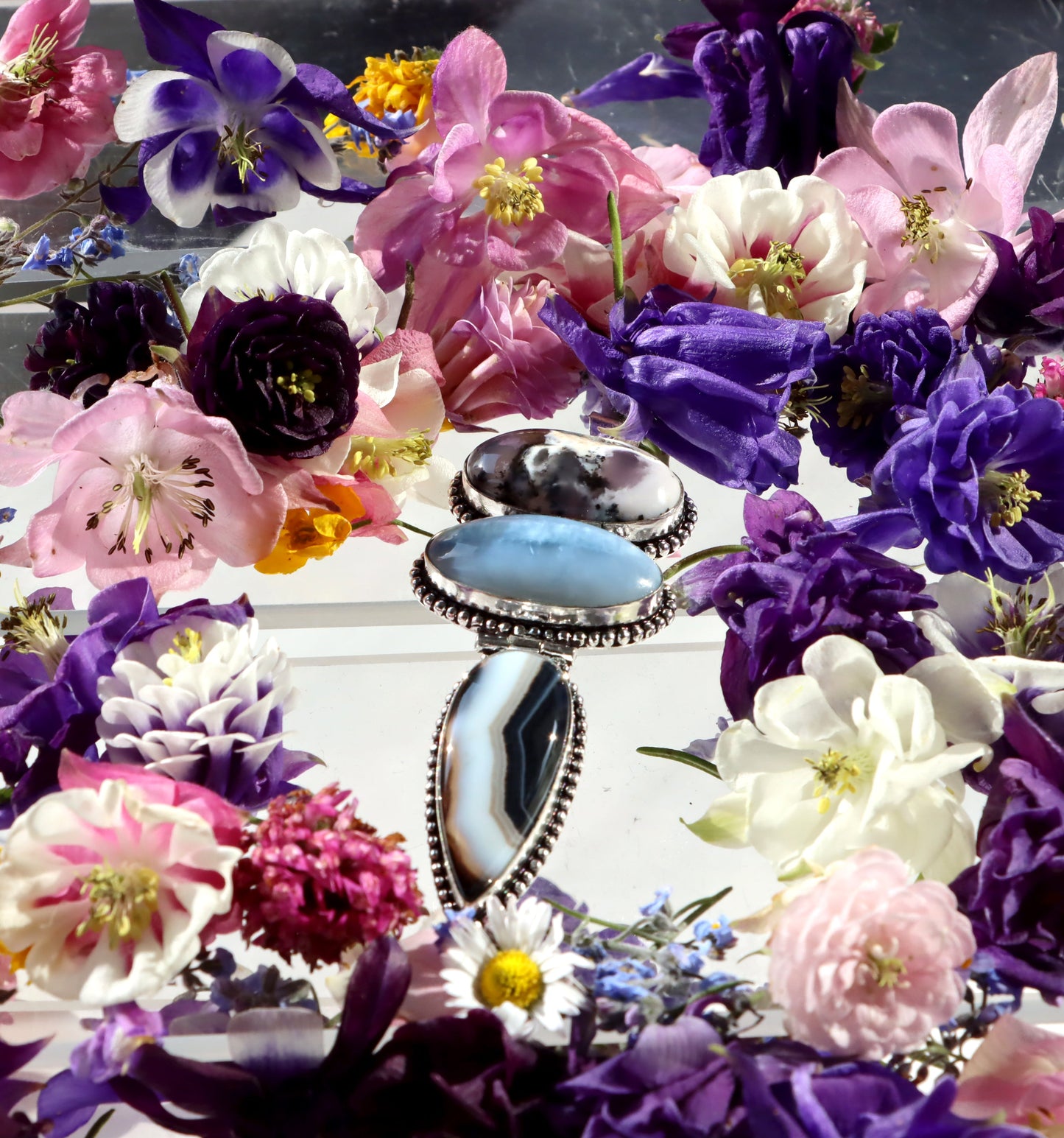 Přívěšek dendritický opál Owyhee opál onyx - Supreme Panthers