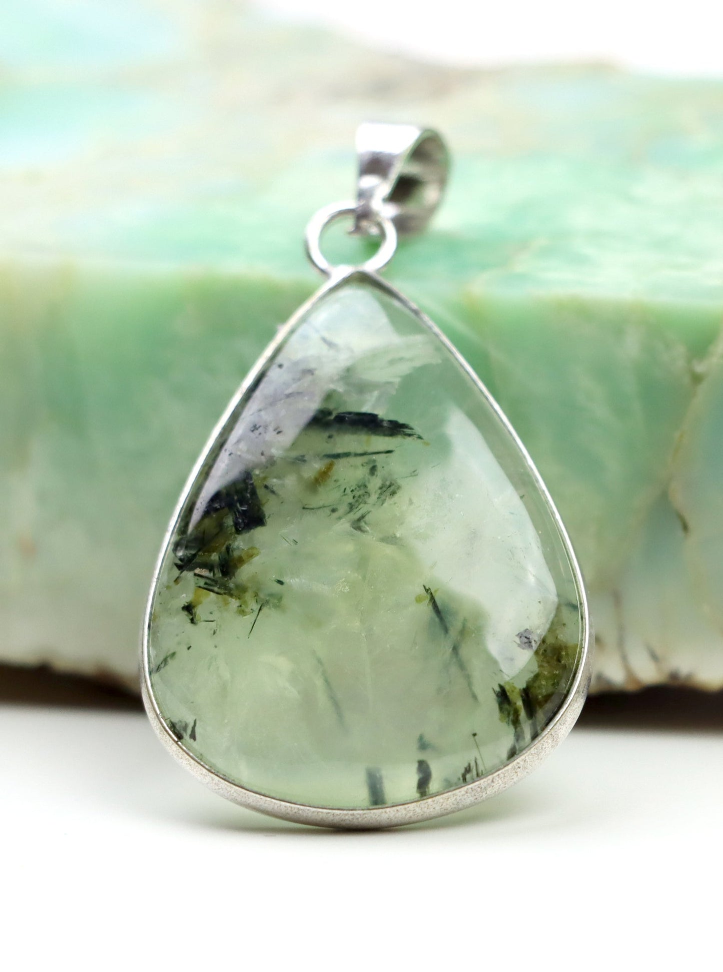 Přívěšek epidot v prehnitu - Supreme Panthers