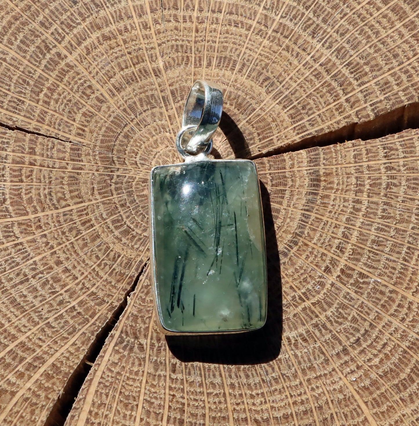 Přívěšek epidot v prehnitu - Supreme Panthers