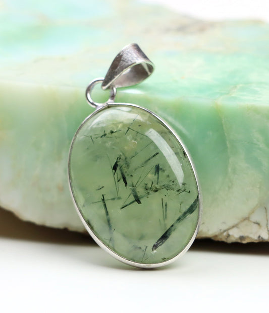 Přívěšek epidot v prehnitu - Supreme Panthers