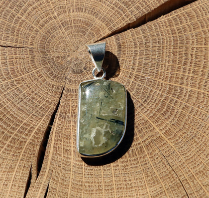 Přívěšek epidot v prehnitu - Supreme Panthers