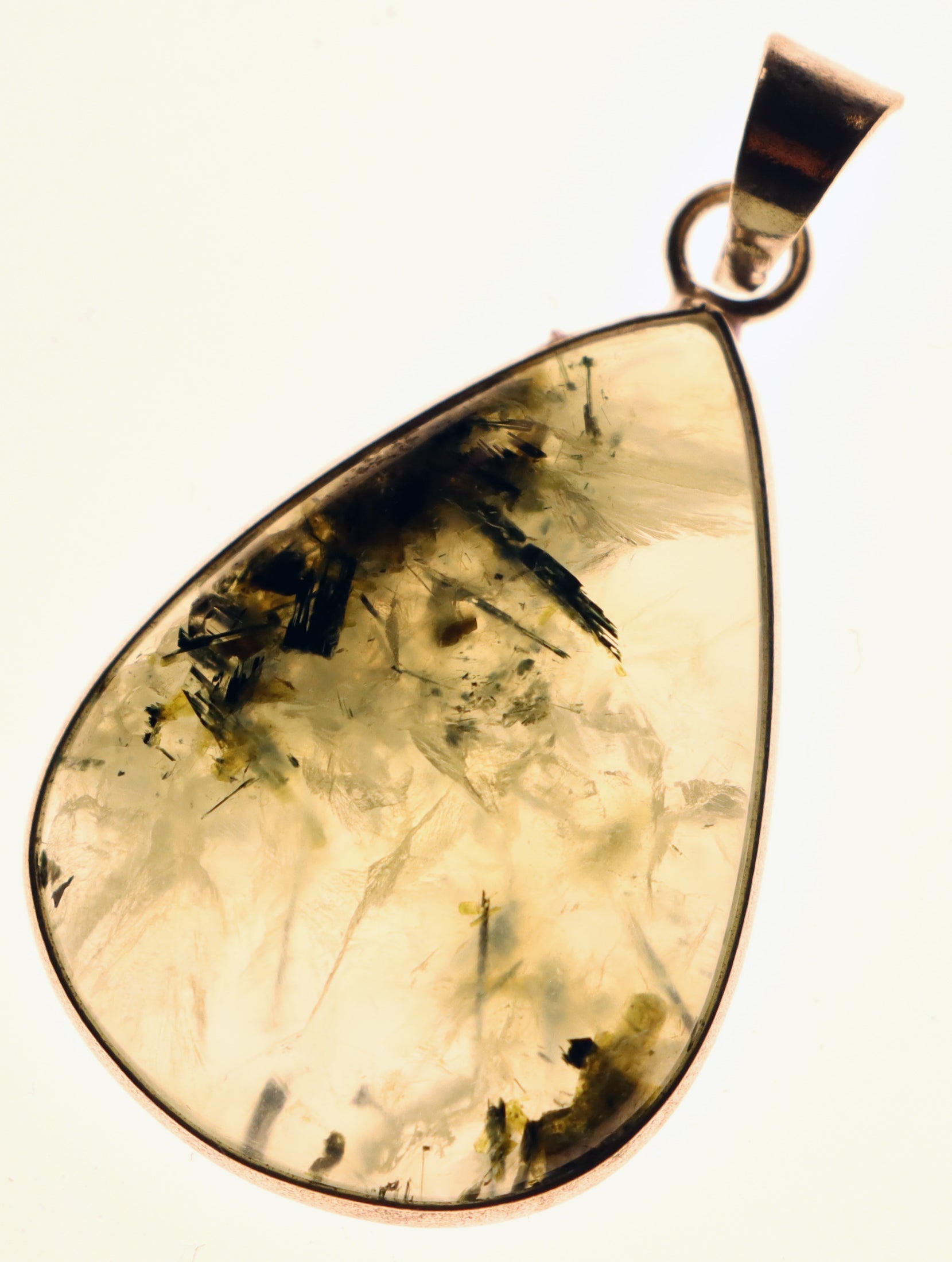 Přívěšek epidot v prehnitu - Supreme Panthers