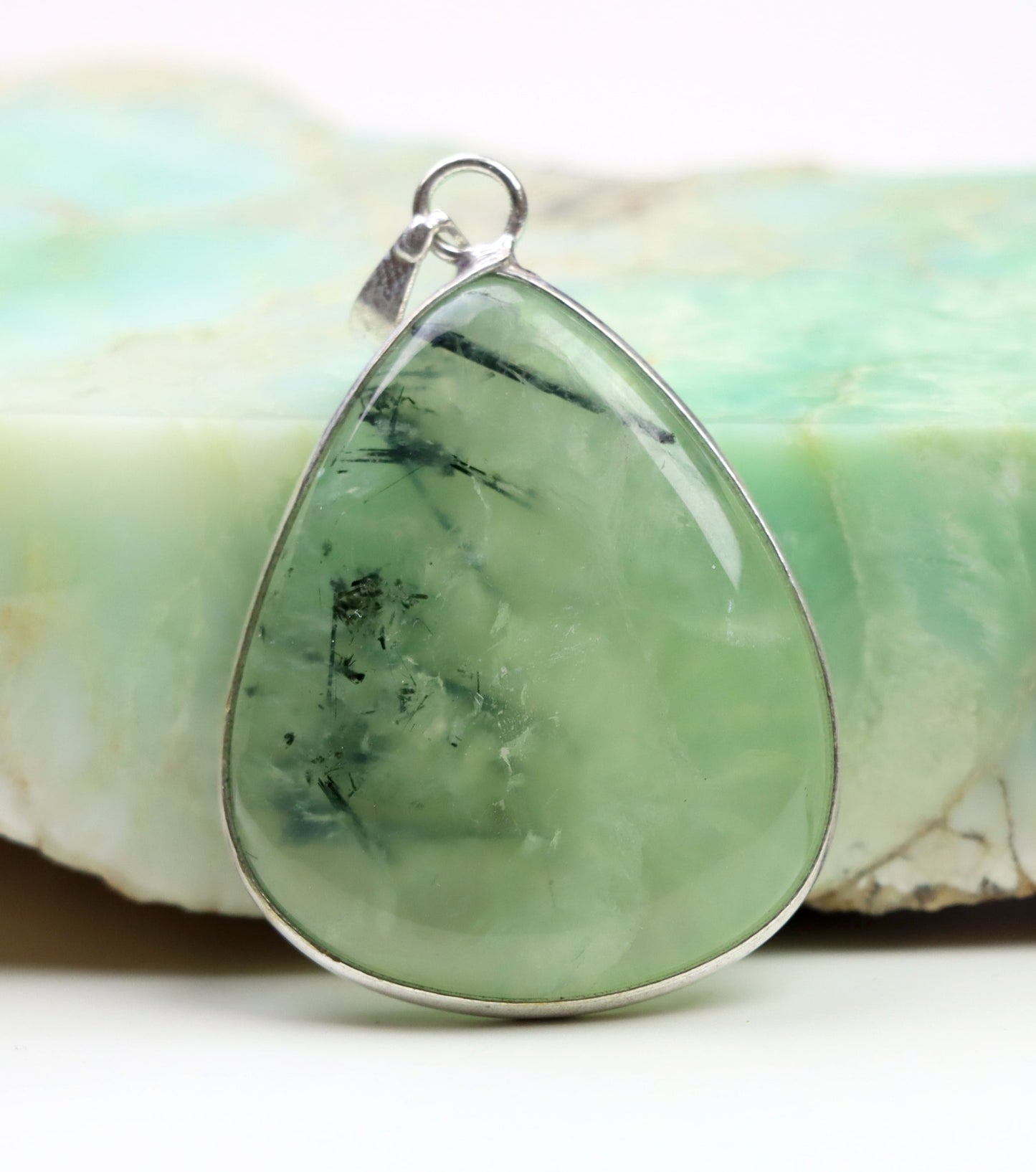 Přívěšek epidot v prehnitu - Supreme Panthers