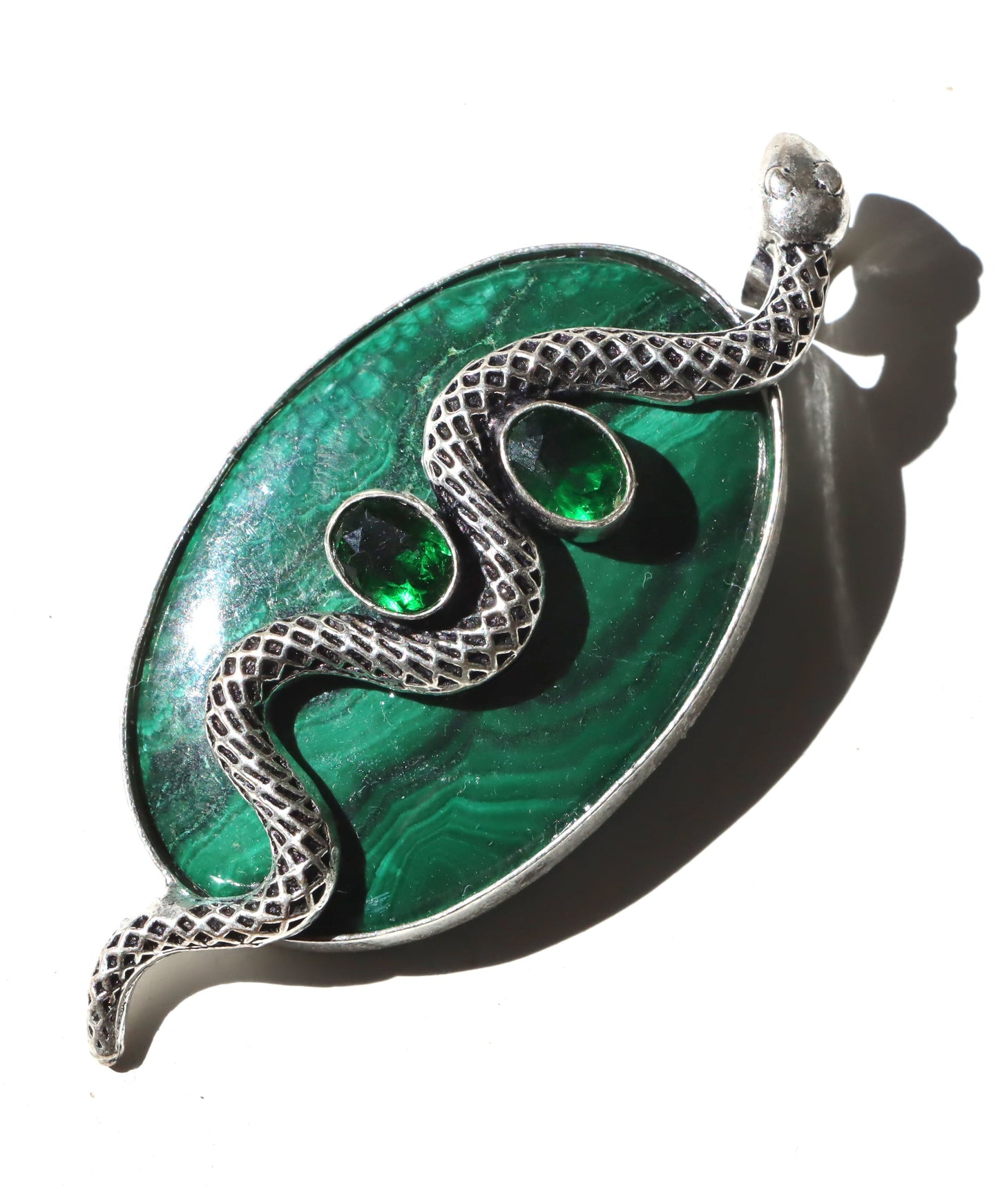 Přívěsek „Hadí talisman – Malachit & Olivín“ - Supreme Panthers