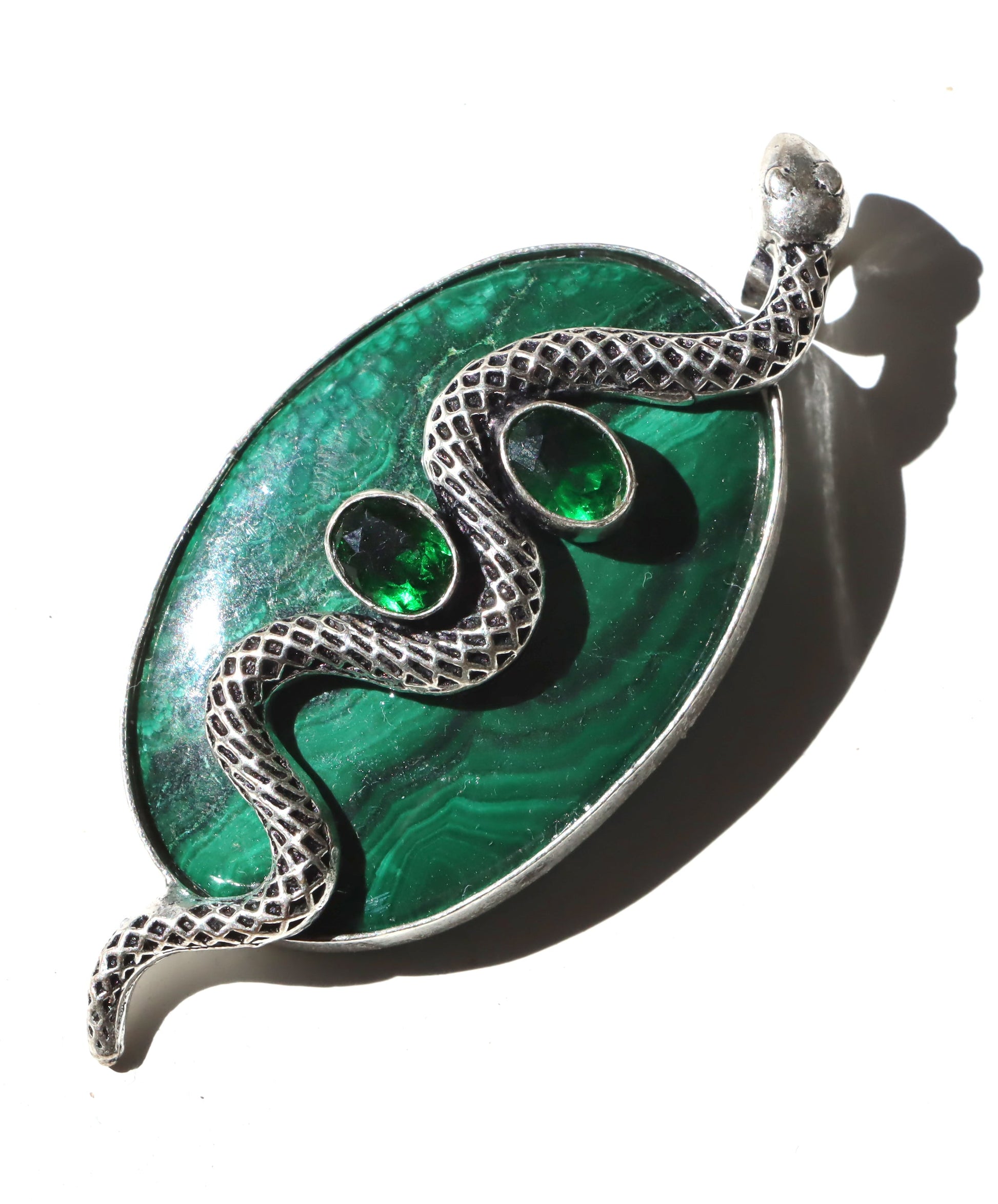 Přívěsek „Hadí talisman – Malachit & Olivín“ - Supreme Panthers